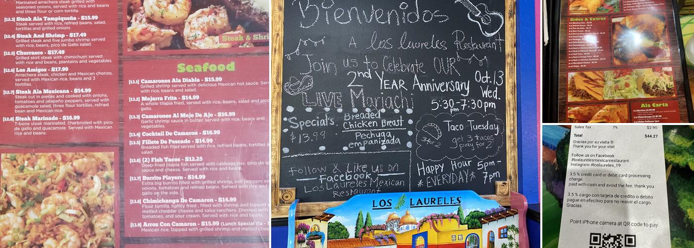 Los Laureles Authentic M Menu