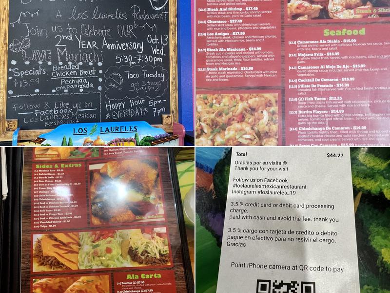 Los Laureles Authentic M Menu