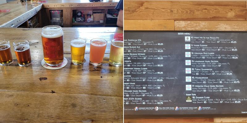 Ivanhoe Park Brewing Company Menu