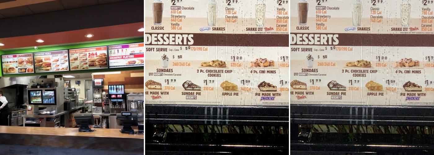 Burger King Menu