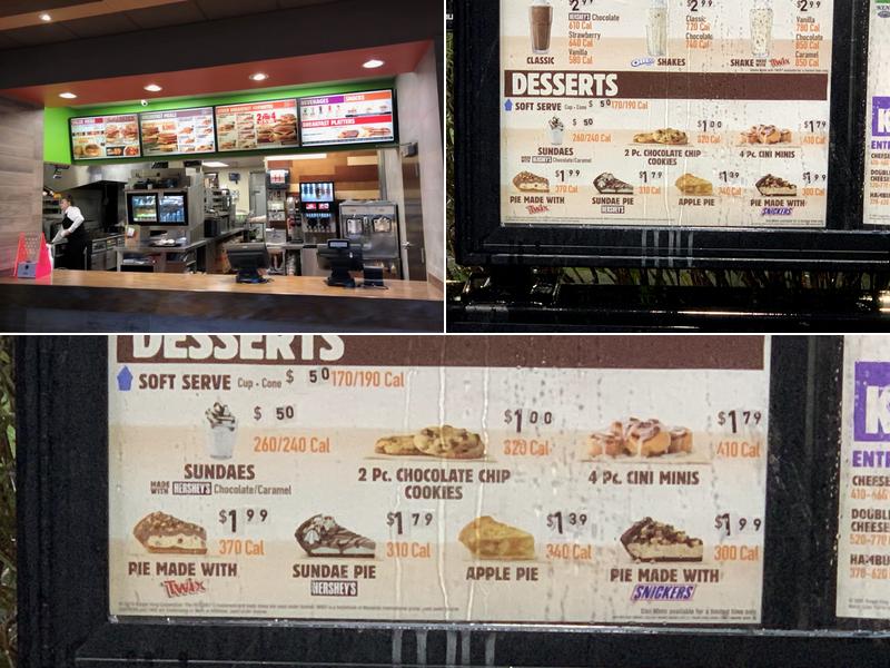 Burger King Menu