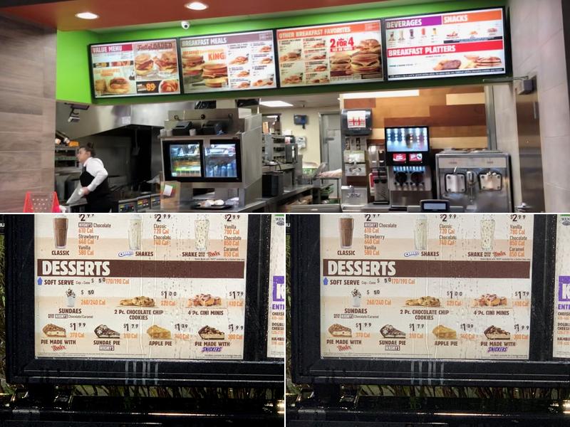 Burger King Menu