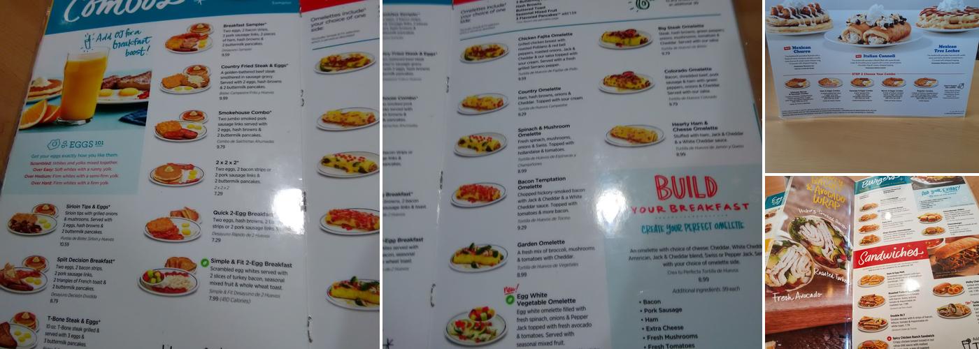 IHOP Menu