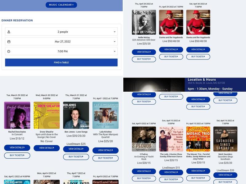 Blue Strawberry Menu