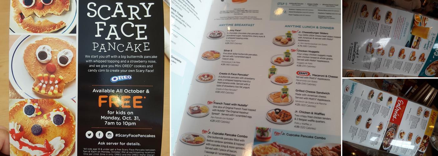 IHOP Menu
