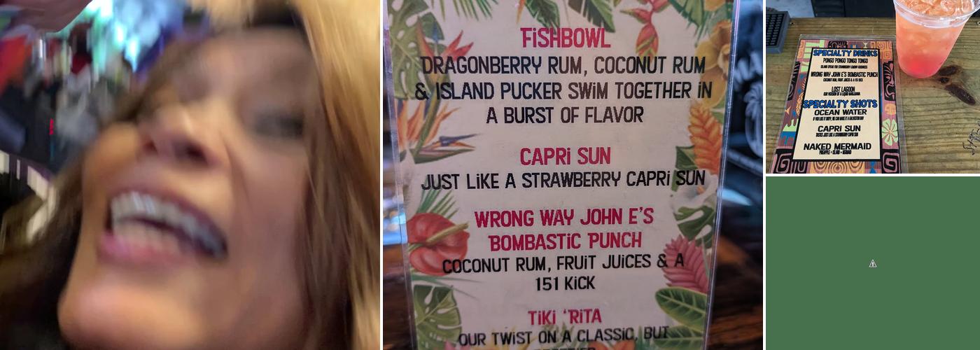 The Great Kanakas Atomic Tiki Bar Menu