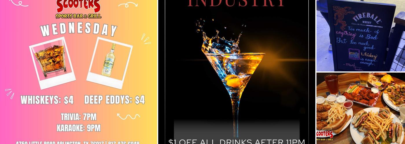 Scooters Sports Bar & Grill Menu