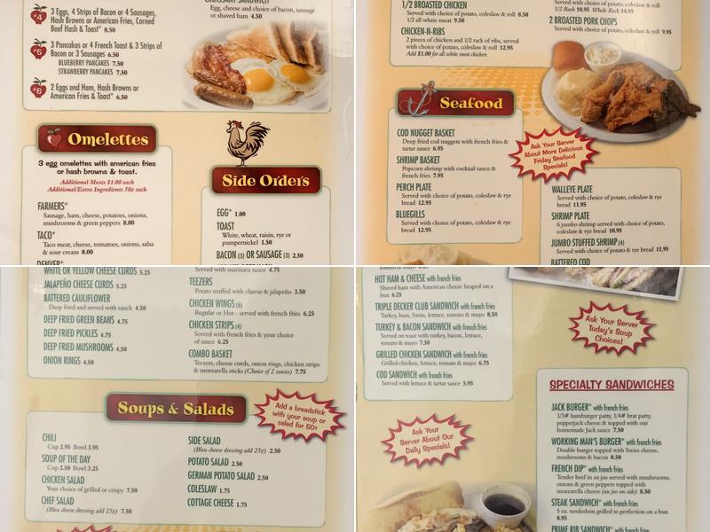 Edgewater Menu