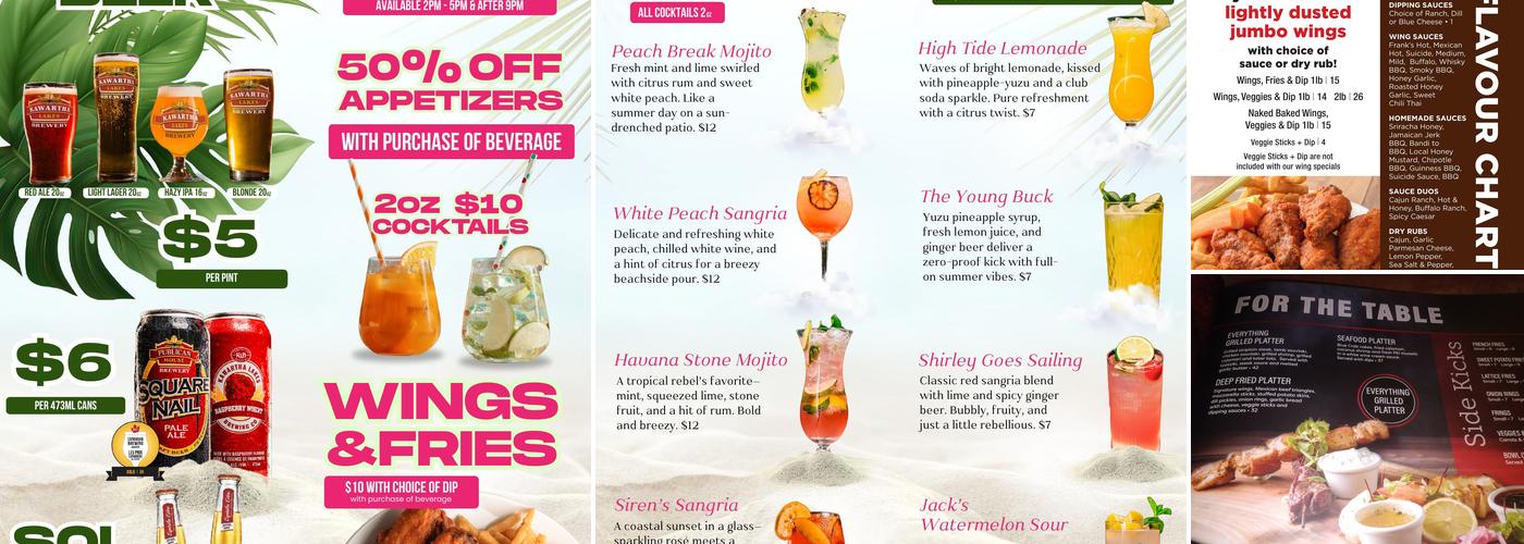 Charley Ronick's Pub & Restaurant Menu