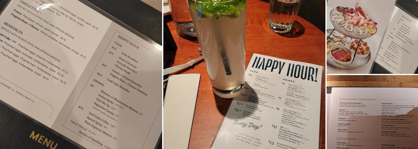 Earls Kitchen + Bar Menu