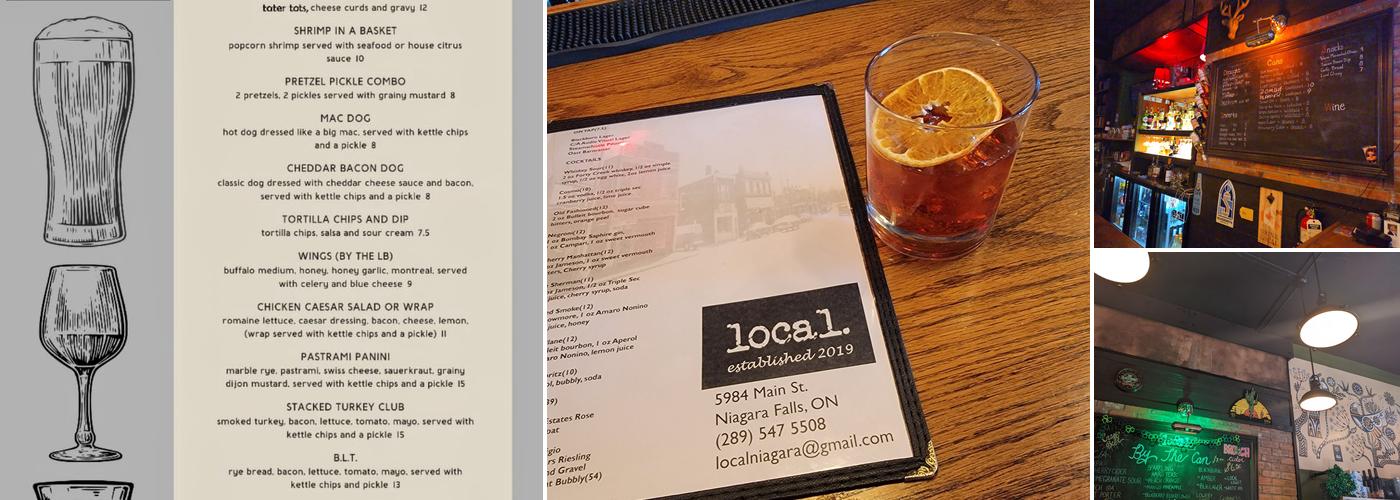 Local. Menu