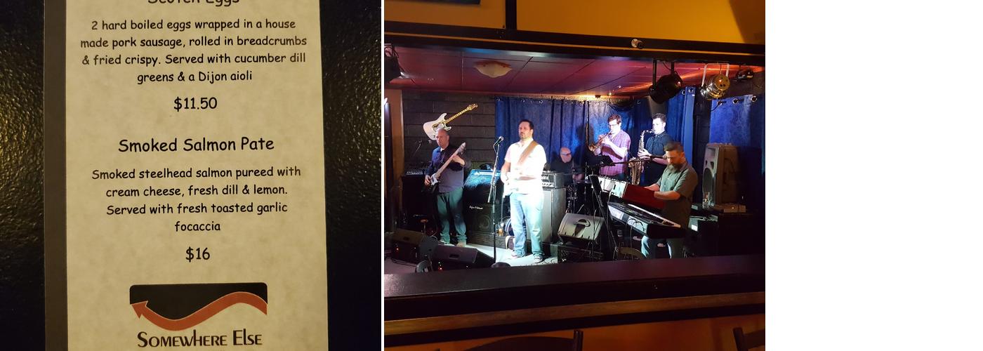Somewhere Else Pub & Grill Menu