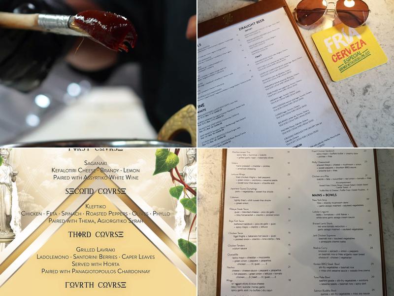 The King's Arms Oakville Menu