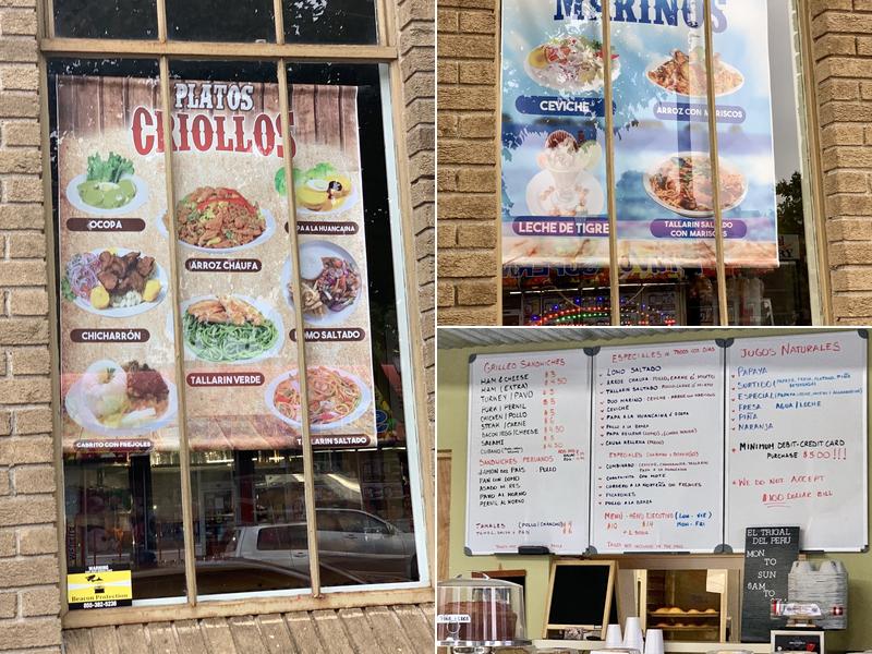 El Trigal del Peru (Peruvian Bakery) Menu