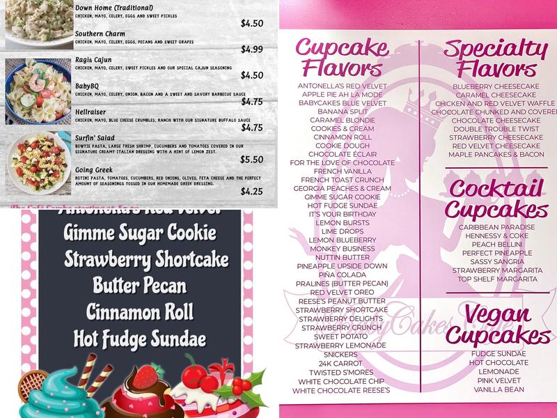 BabyCakes Café Menu