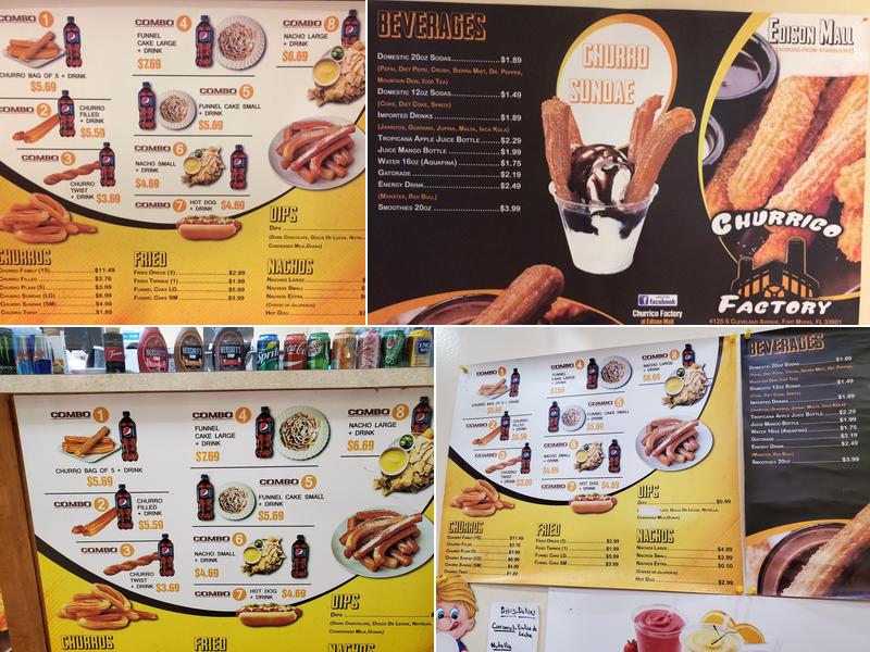 Churrico Factory Menu