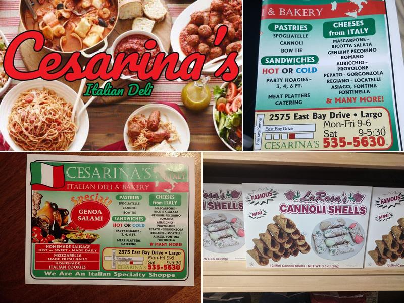 Cesarina's Italian Deli Menu