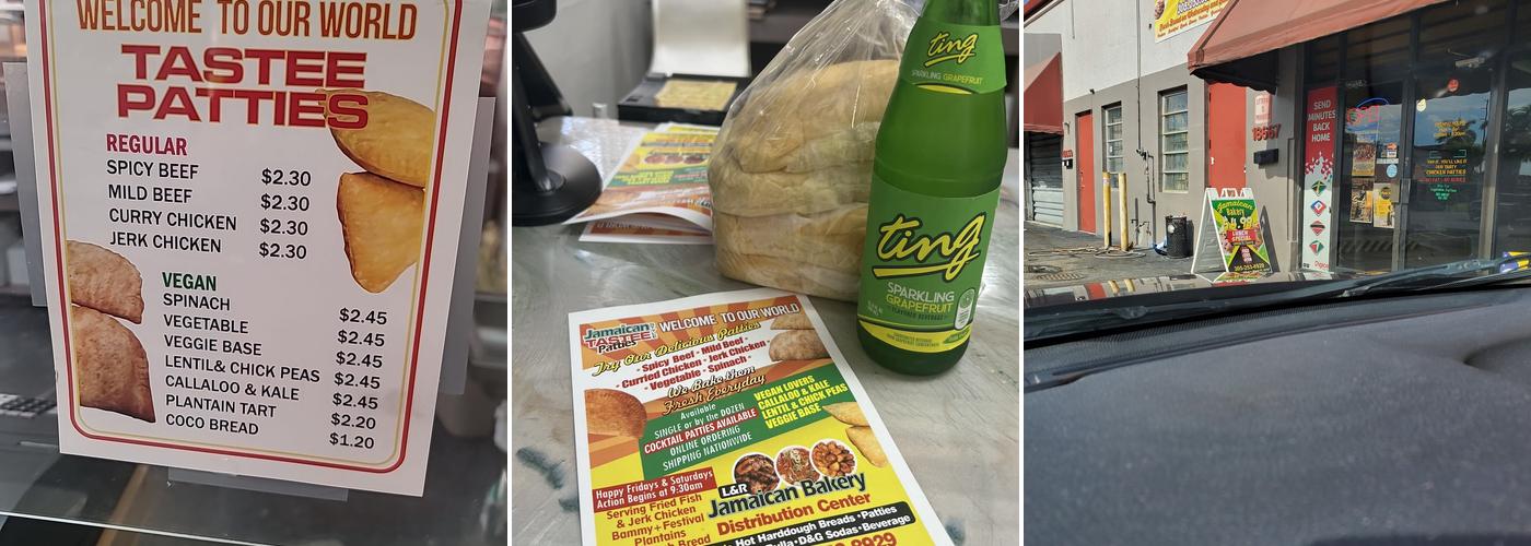 L & R Jamaican Bakery, llc Menu