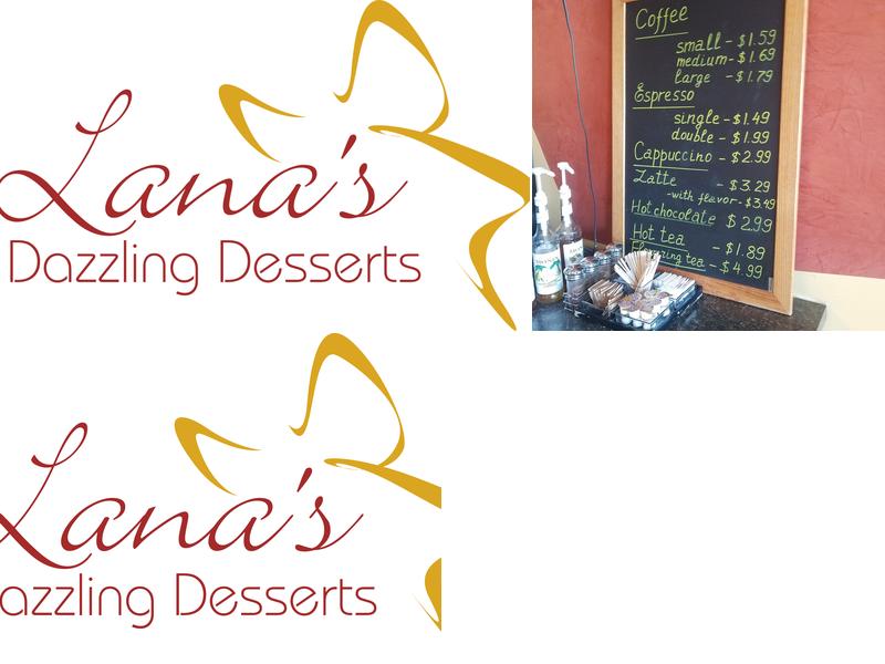 Lana's Dazzling Desserts Menu