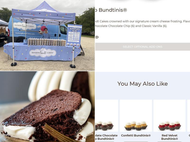 Nothing Bundt Cakes Menu