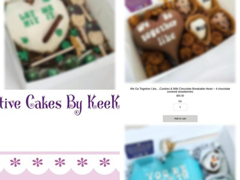 Creative Cakes By KeeKee Menu