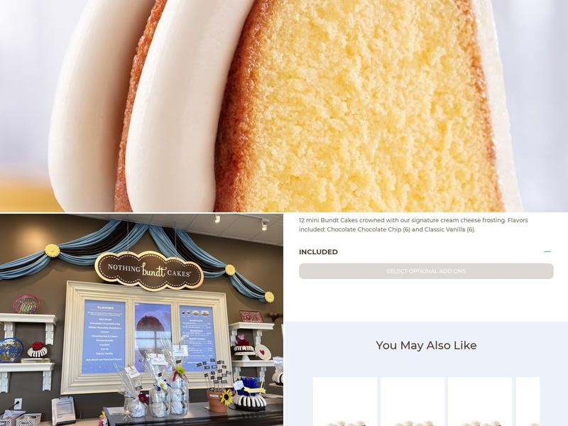 Nothing Bundt Cakes Menu