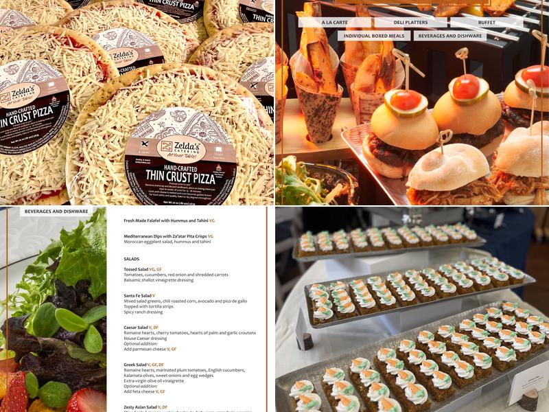 Zelda's Catering Menu