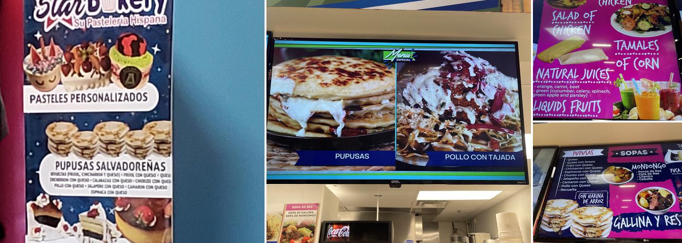 Star bakery Menu