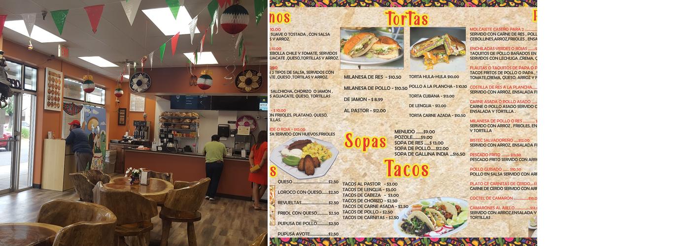 Sabor Casero Bakery Menu