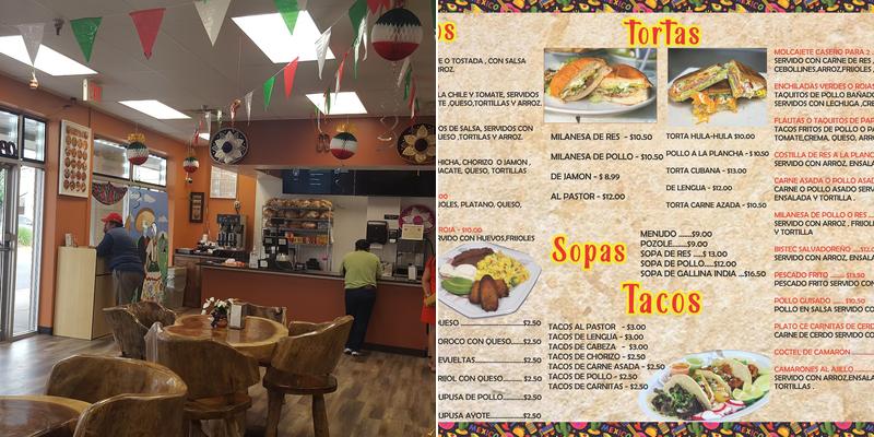 Sabor Casero Bakery Menu