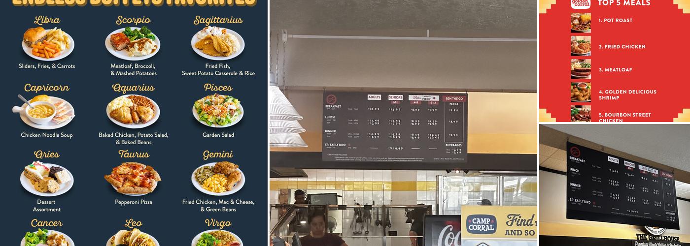 Golden Corral Buffet & Grill Menu