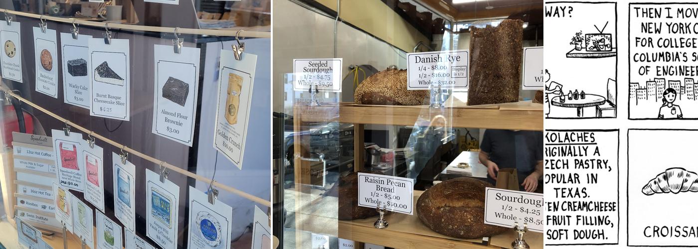 Breadboard Bakery Menu