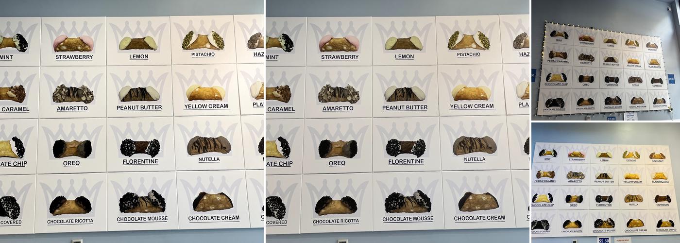 Mike's Pastry - Assembly Row Menu