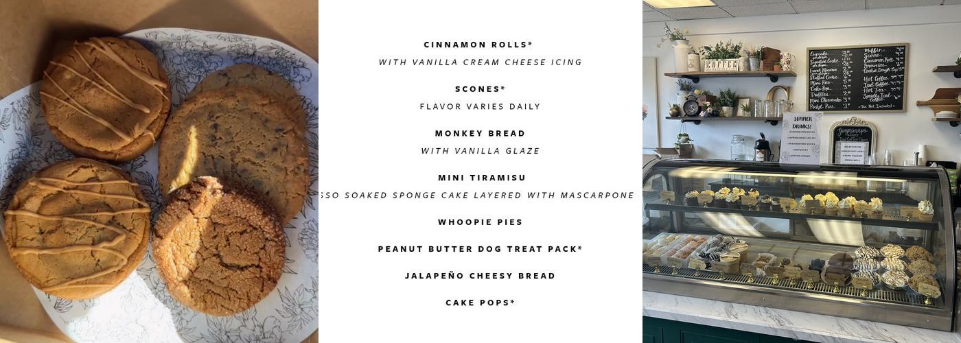 Gingersnaps Bakery Menu