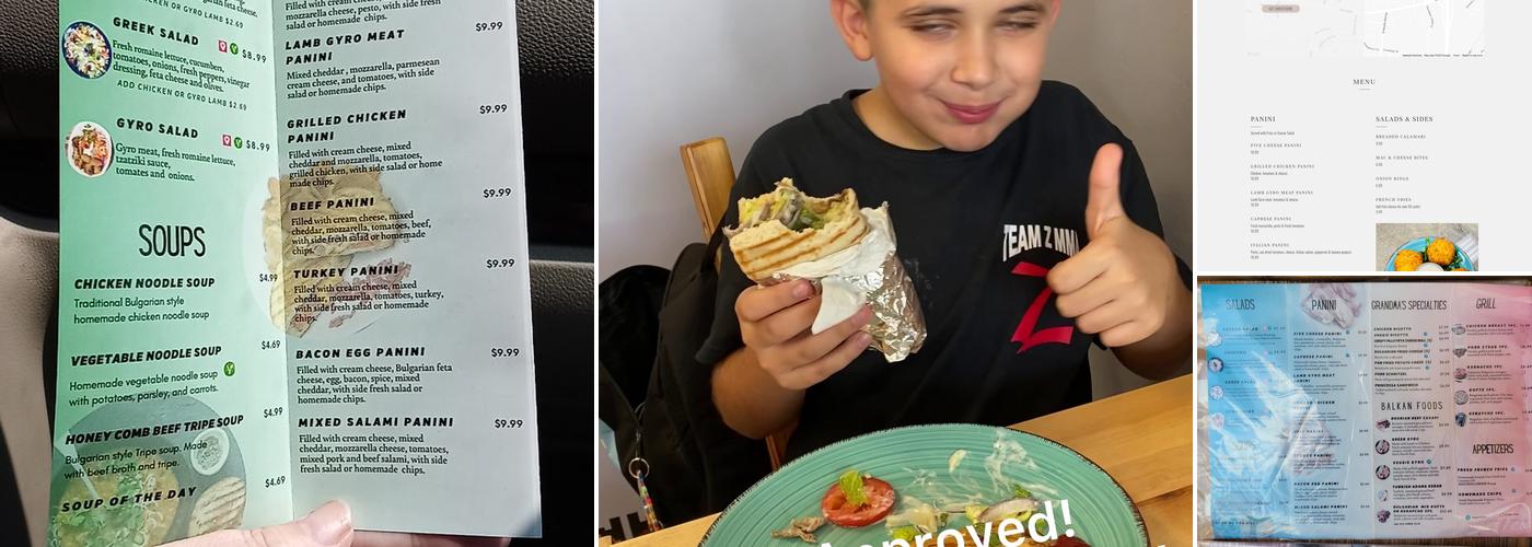 Balkan Store & Bakery Menu