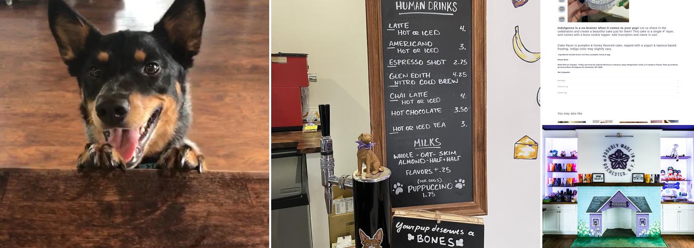 Bones Dog Bakery Menu