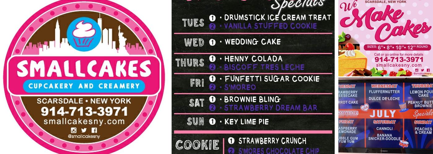 Smallcakes Scarsdale Menu