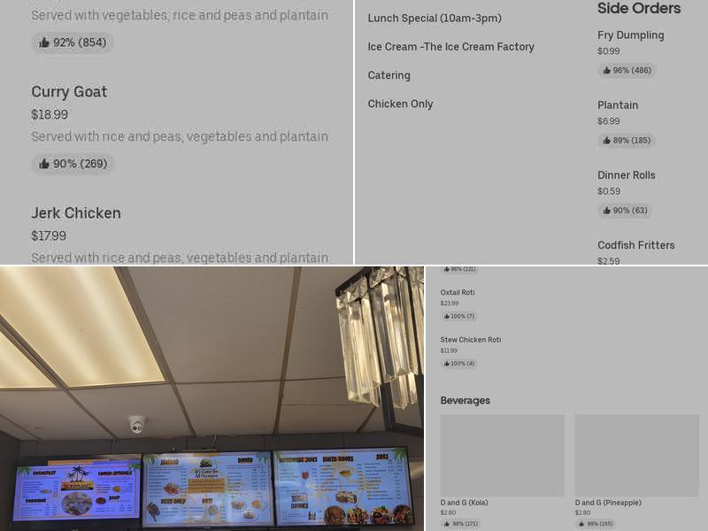 Tony Mac Bakery & Restaurant Menu