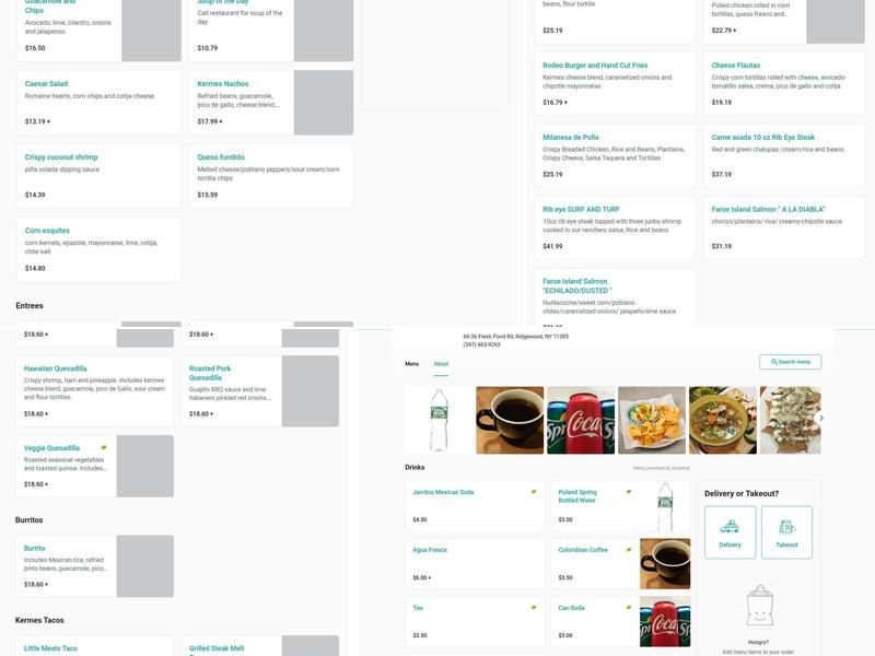 M&S Menu
