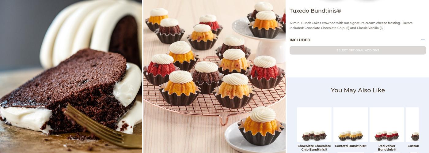 Nothing Bundt Cakes Menu