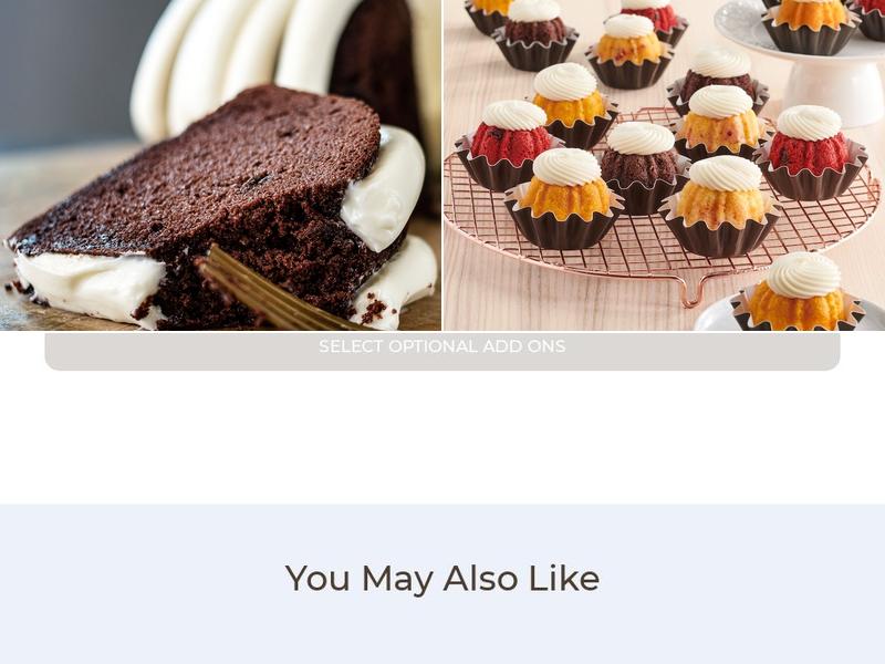 Nothing Bundt Cakes Menu
