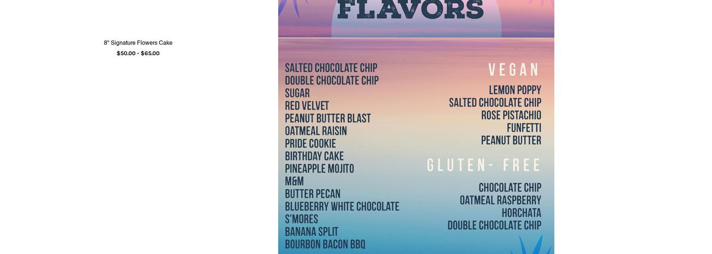 Jammed Up Bakery Menu
