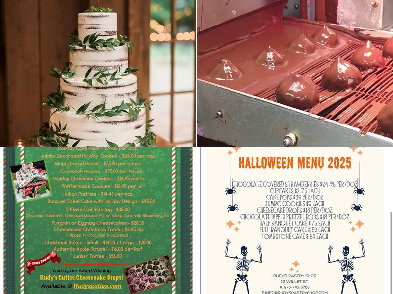 Rudy's Pastry Shop Menu