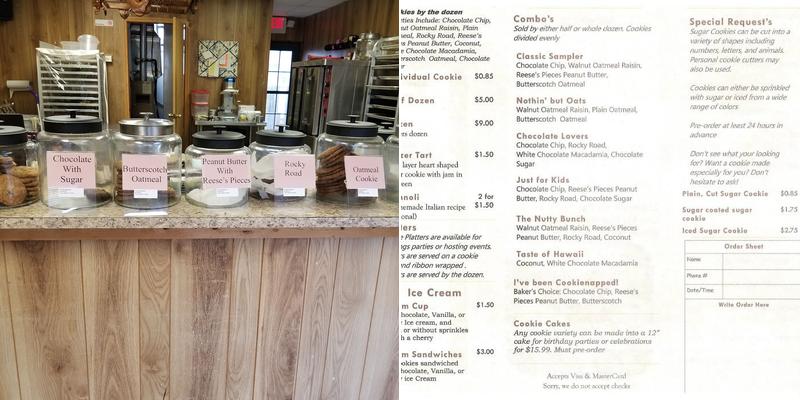 Cookienapped Menu