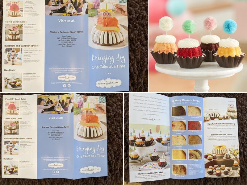 Nothing Bundt Cakes Menu