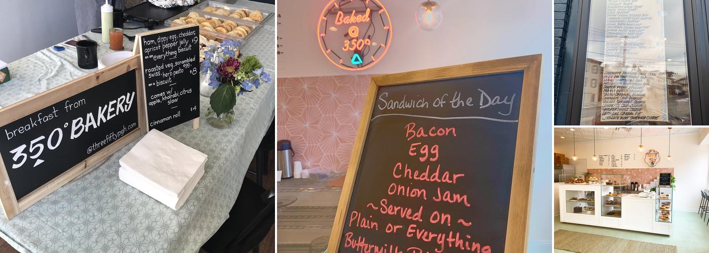 350° Bakery Menu