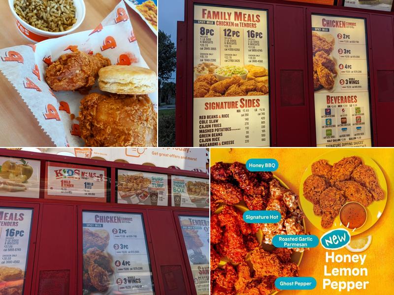 Popeyes Louisiana Kitchen Menu