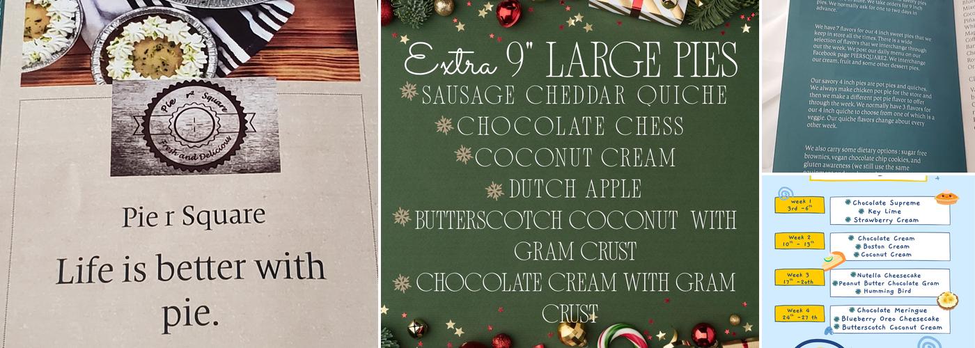 Pie R Square Menu