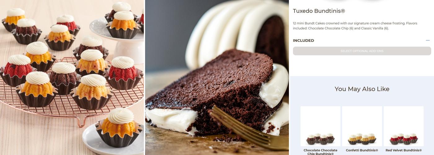 Nothing Bundt Cakes Menu