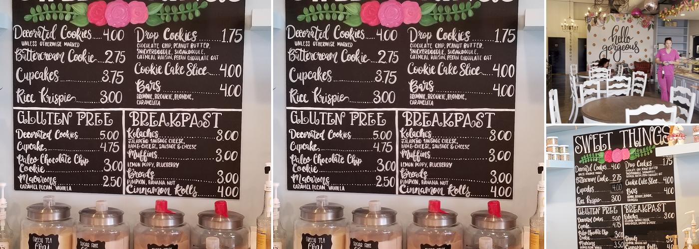 Hayley Cakes and Cookies Menu